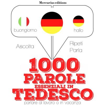 1000 parole essenziali in Tedesco - JM Gardner, Audio, 9782821115255