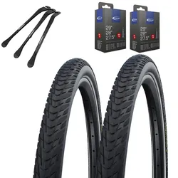2 x Schwalbe Reifen Marathon E-Plus Schwarz Reflex 28 x 1,50 (40-622)“ + SV und Reifenheber