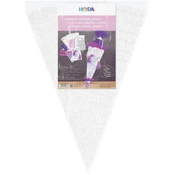3x Heyda, Schultüte, Schultütenbastelset 69cm Einhorn (69 cm)