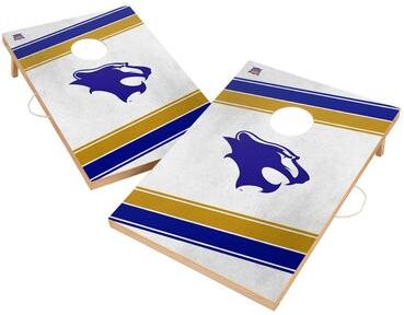 Skip's Garage Georgian Court Lions Regulation 2x4 Cornhole Set