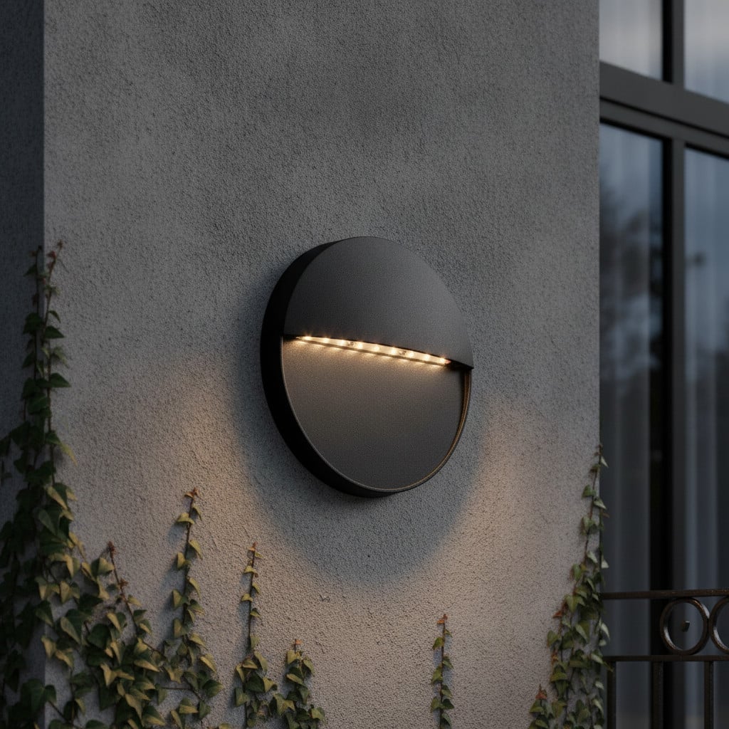 Lyora Ronde wandlamp Rodix zwart