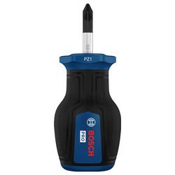 Bosch Professional PRO Stubby-Schraubendreher PZ1 x 25 mm 1600A039TJ Kreuzschlitz-Schraubendreher Klingenlänge: 25 mm