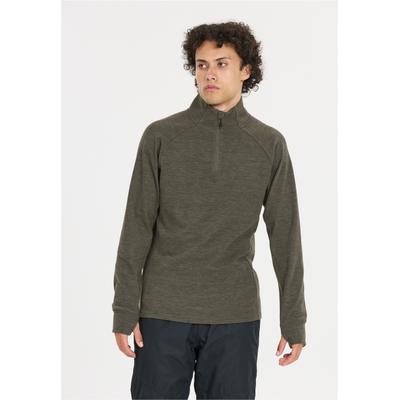Funktionsshirt WHISTLER "Kajsa", Herren, Gr. L, khaki, 90% Polyester, 10% Elasthan, unifarben, normal, ohne Ausschnitt, Shirts Funktionsshirt, mit atmungsaktiven Eigenschaften