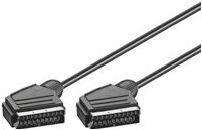Cavo SCART Goobay 11762 Icoc Scart 406 Black