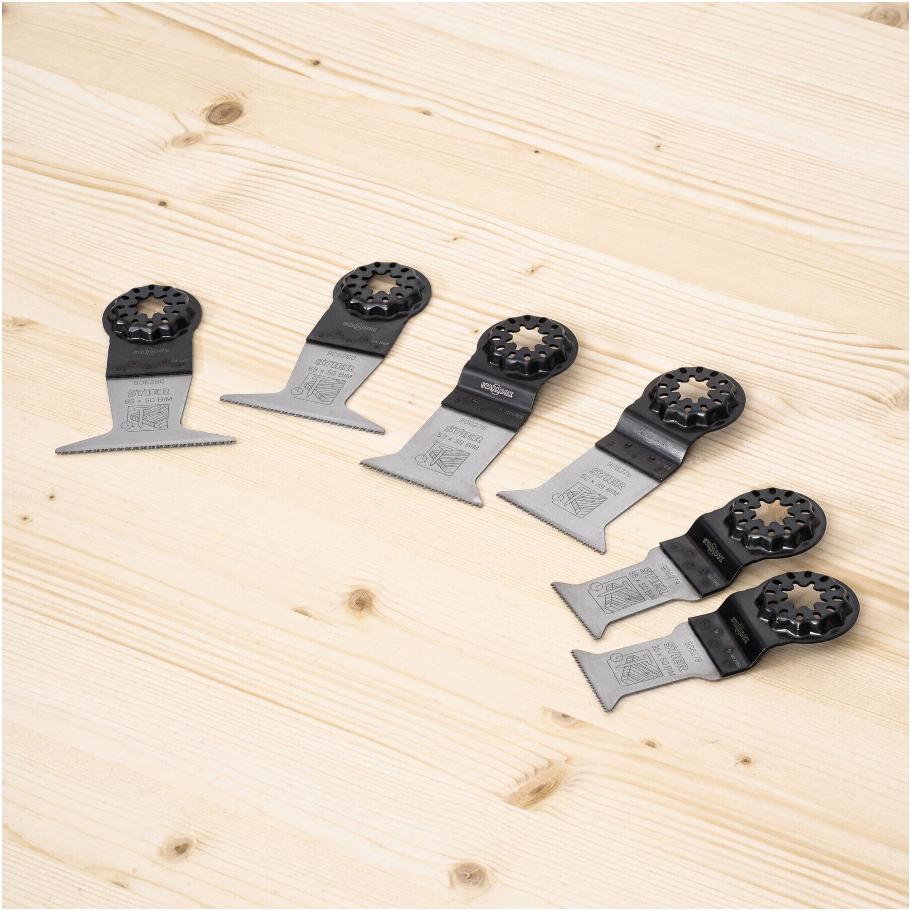 STIER Starlock Multitool Sägeblätter Holz und Nägel 6-tlg. Universal (906207)