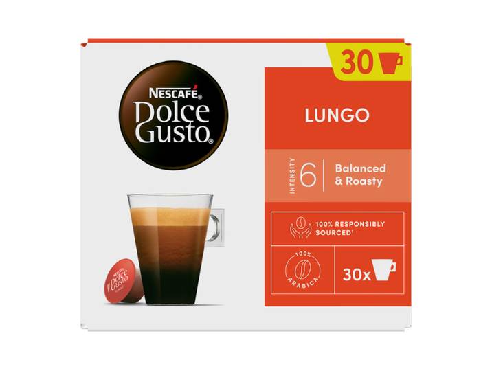 Nescafé Lungo Koffiecapsules - 30 stuks, 168 g