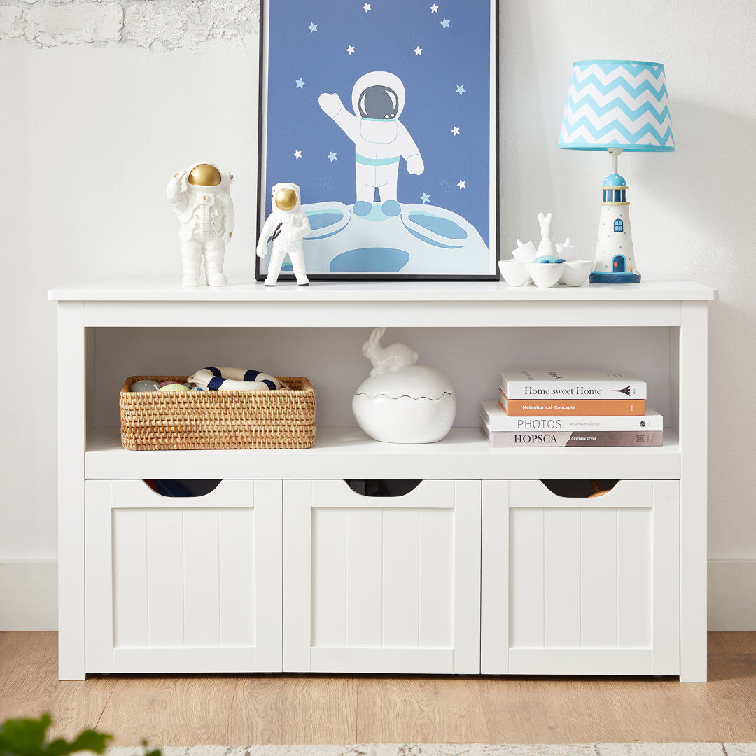Selma Ophelia & Co. Toy Organiser White 60cm H X 102cm W X 30cm D