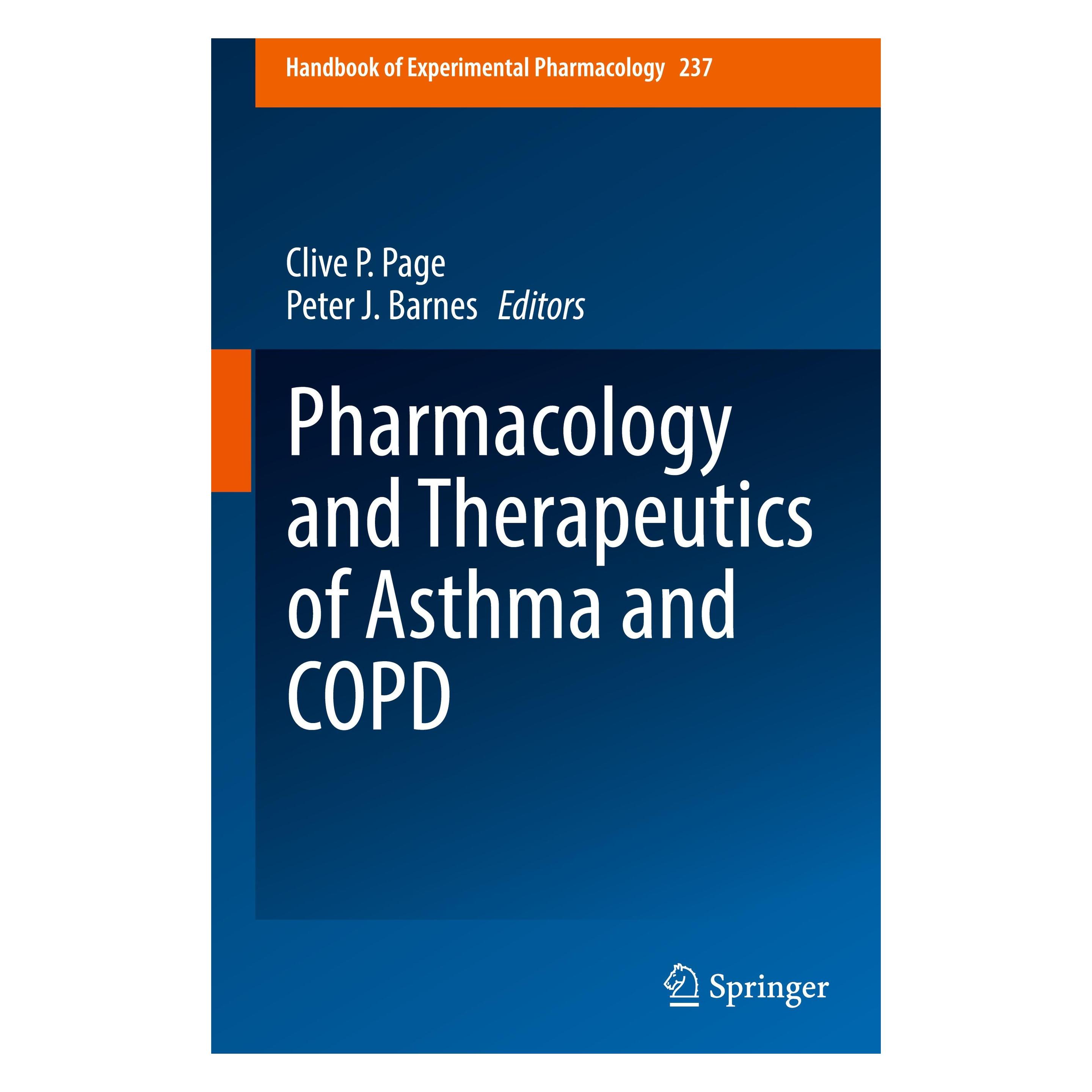 Springer Pharmacology and Therapeutics of Asthma and COPD (Englisch, Clive P. Page, Peter J Barnes, Peter J. Barnes, 2017) (9783319521732)