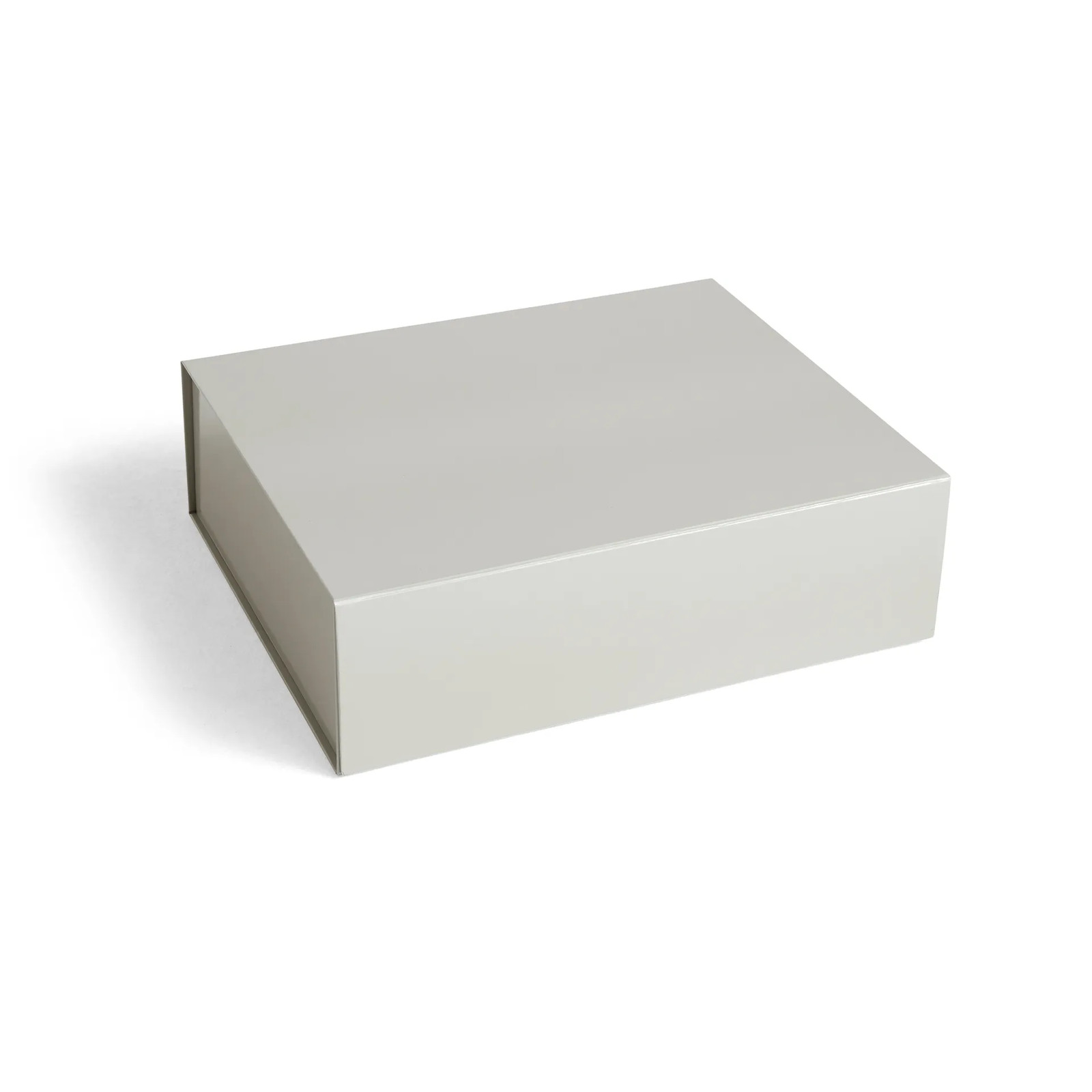 HAY Colour Storage L opbergdoos met deksel - Grey - B: 34,5 cm, D: 41,5 cm