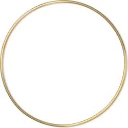 Deco Frame Wanddekoration 45 cm Kreis Messing