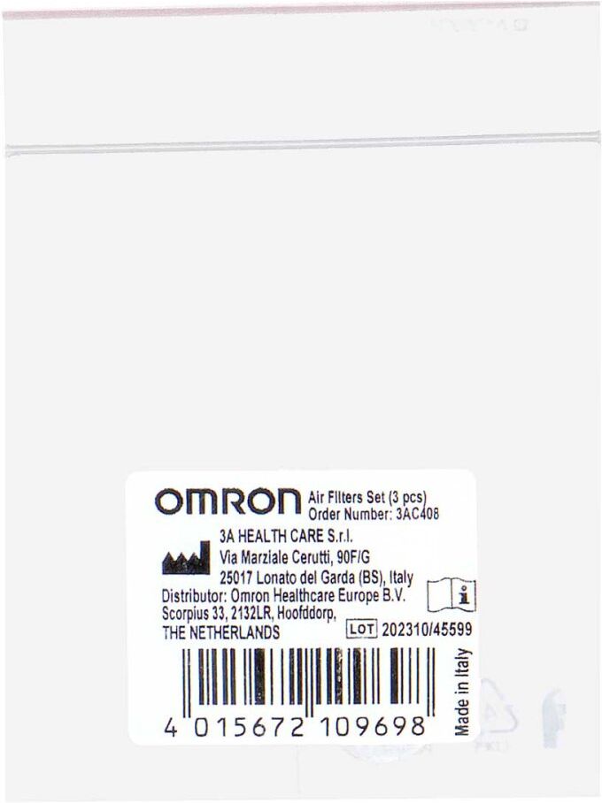 Omron Luftfilter für A3 Complete Inhalationsgerät
