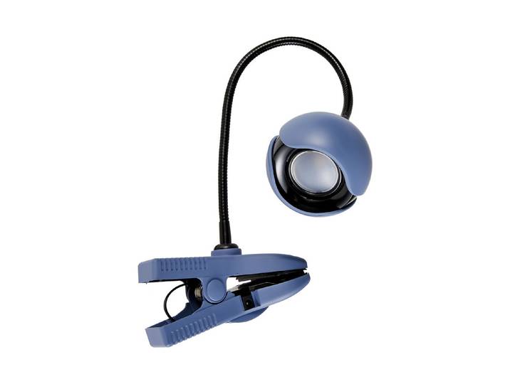 Mood LED-Klemmspot Skipy Blau 22 × 40 cm