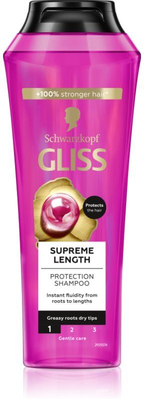 Schwarzkopf Gliss Supreme Length shampoing protecteur pour cheveux longs 250 ml