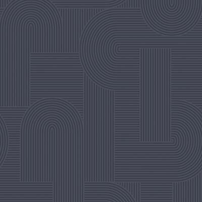 Sublime Mindful Living Navy Wallpaper