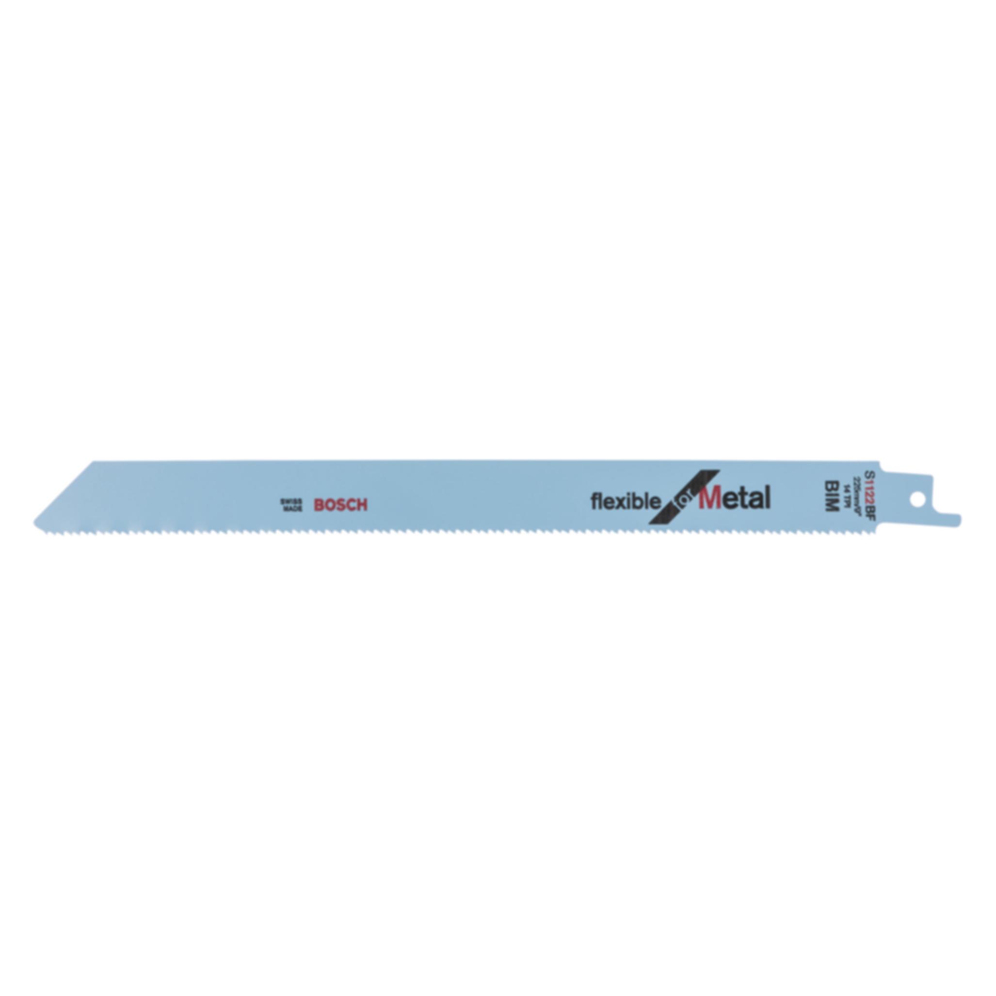 Bosch Professional Zubehör Säbelsägeblatt S 1122 BF Flexible for Metal, 25er-Pack (2608657552)