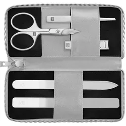 Zwilling Maniküre Pediküre Set 5tlg. mit Nagelschere grau