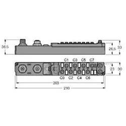 Turck piconet Stand-alone-Modul SDPB-0008D-1004