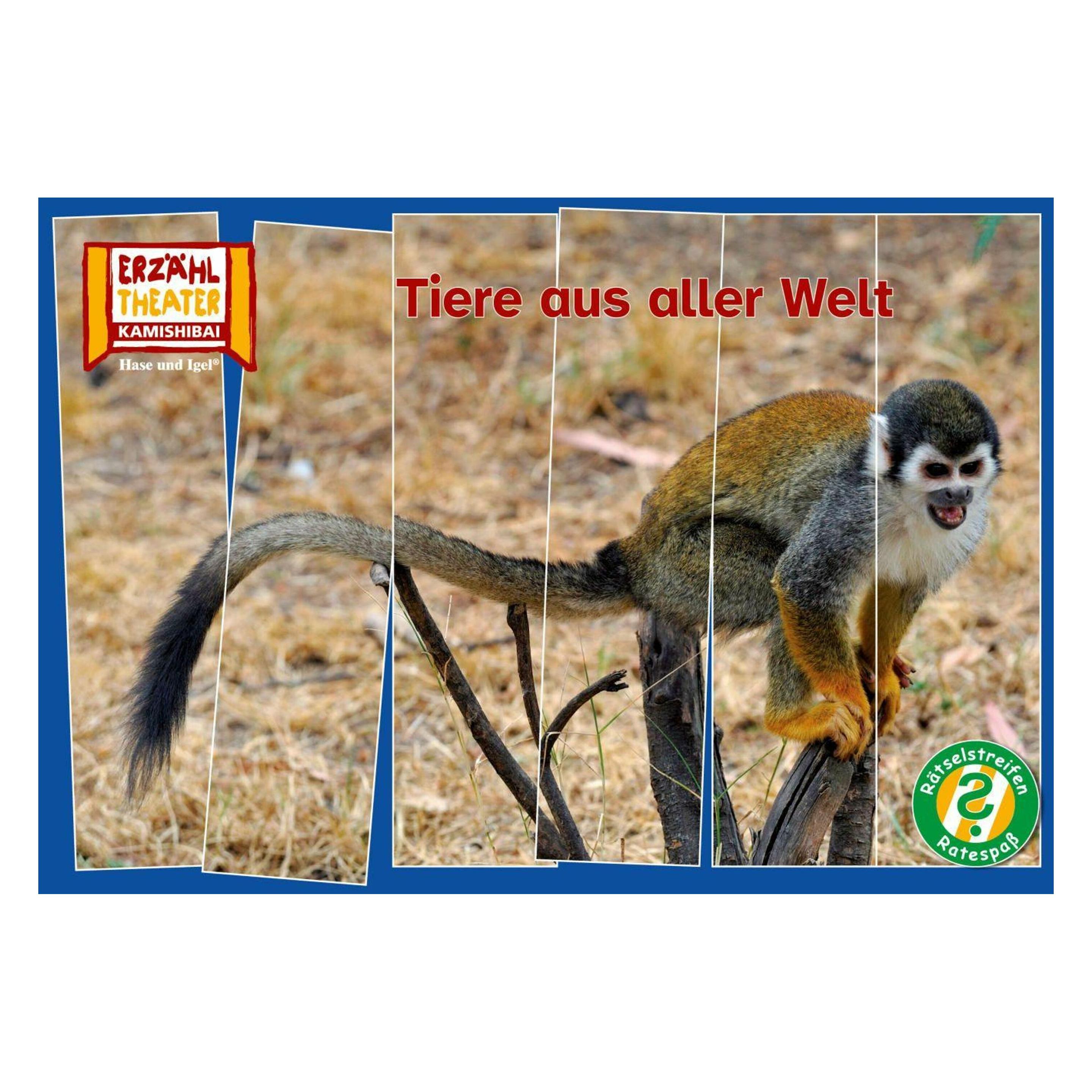Hase und Igel Rätselstreifen Ratespass: Tiere aus alle (Deutsch) (67015146)