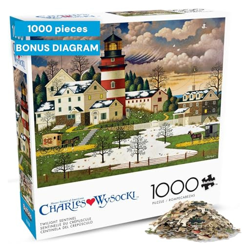 Buffalo Games Puzzel Charles Wysocki Twilight Sentinel 1000 stukjes 68 x 50 cm