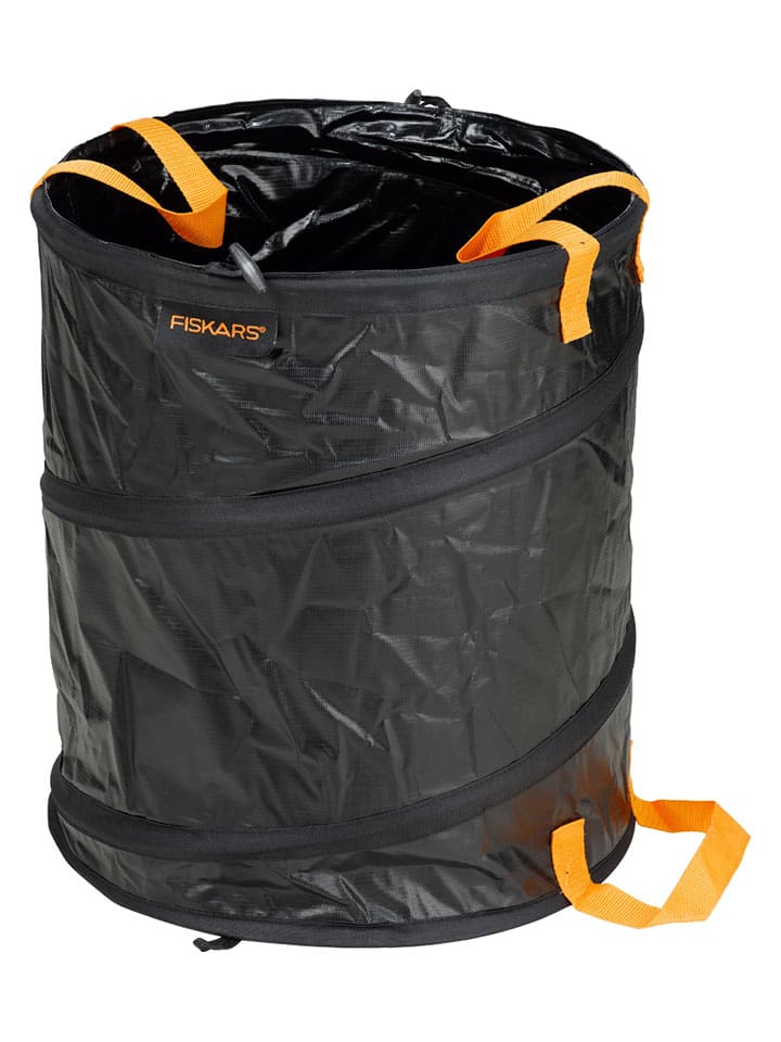 Fiskars PopUp-Gartensack in Schwarz/ Orange - 56 l - onesize