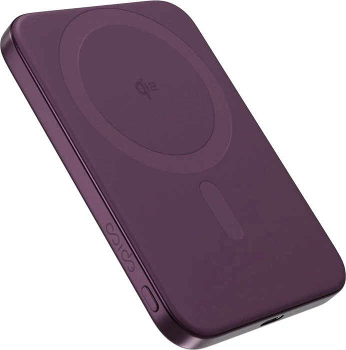 Epico UltraPack Qi2 Slim 5000 mAh Aluminium Mag+ Wireless Powerbank EM51, Dunkelviolett