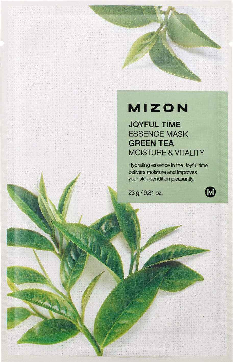 MIZON Joyful Time Essence Green Tea Mask 23g