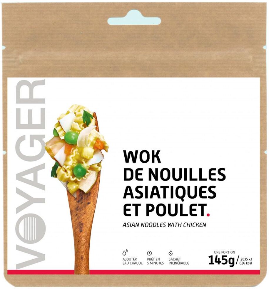 Voyager  - Wok De Nouilles Asiatiques Et Poulet 145 g. - Repas Lyophilisé