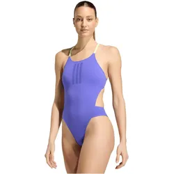 adidas Ripstream 3-Streifen Tie Back Badeanzug Damen KS2939 - solar purple 48