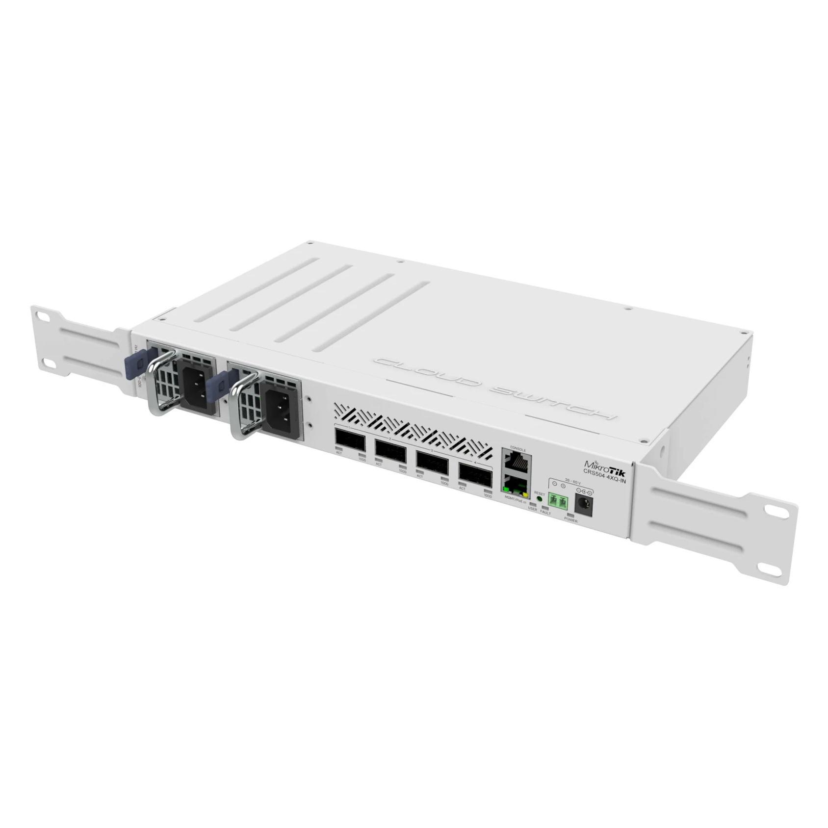 MikroTik CRS504-4XQ-IN (4 Ports) (CRS504-4XQ-IN)