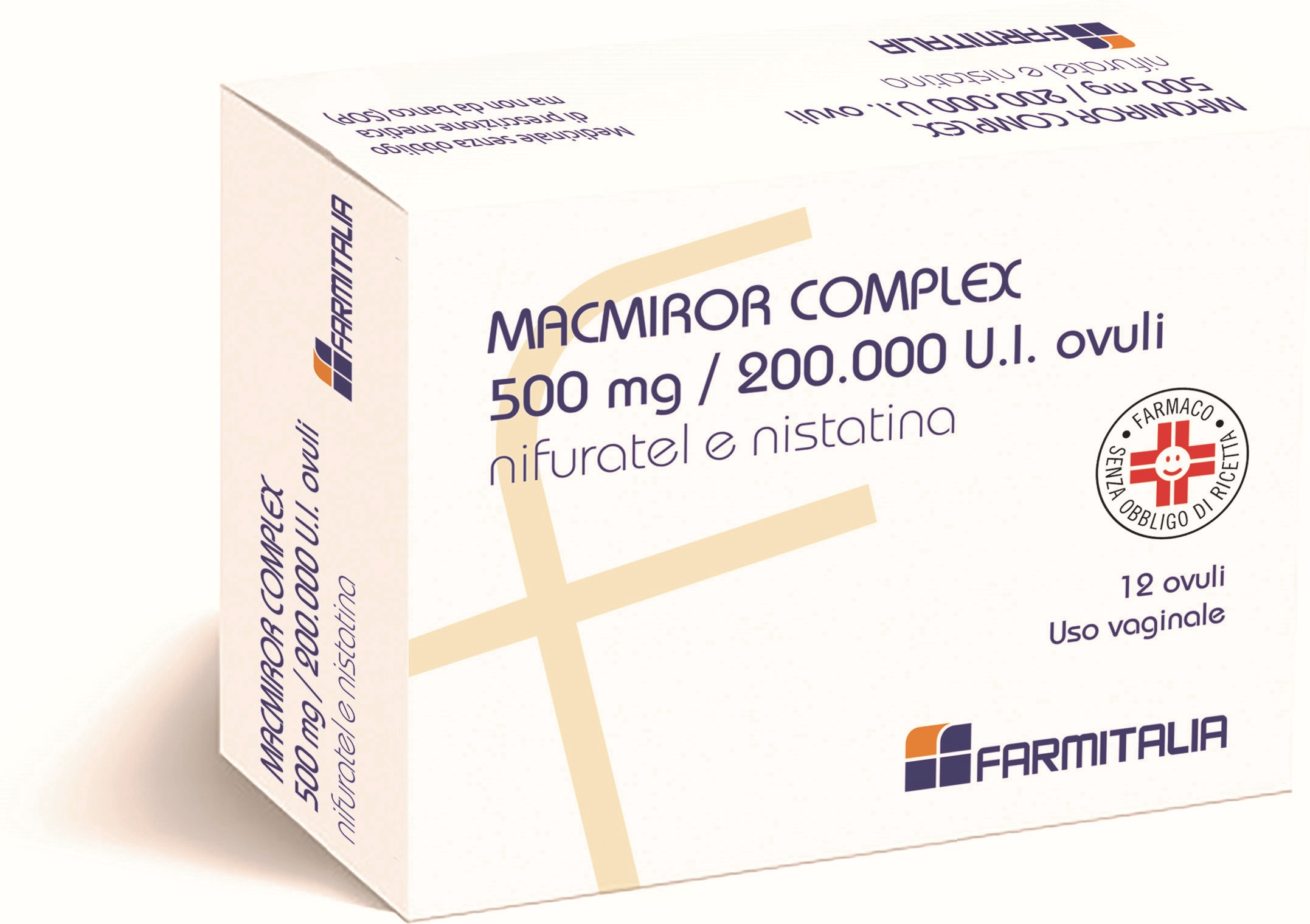 FARMITALIA Srl - SOC. UNIPERS. Macmiror Complex 500mg + 200.000 U.I., 12 Ovuli Vaginali
