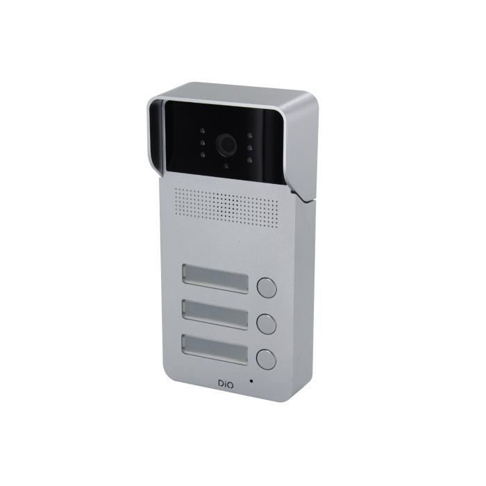 Chacon Buitenunit met 3 toetsen voor videodeurbel DIOVDP-MKT01 DIO Connected Home