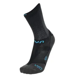 UYN Aero Fahrradsocken black/turquoise 39-41