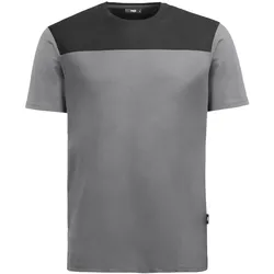 T-Shirt "KNUT" - 5XL - grau/schwarz