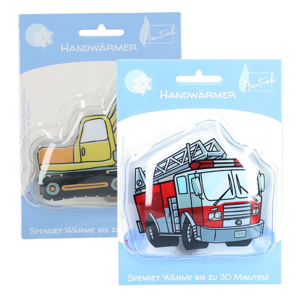 Handwärmer-Set Feuerwehr & Bagger 2x1 St Set
