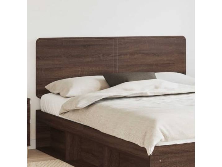 RJPLMFV Kopfteil Eiche Braun Holz Minimalistisches Design, feine Verarbeitung, einfache Wartung, einfache Montage