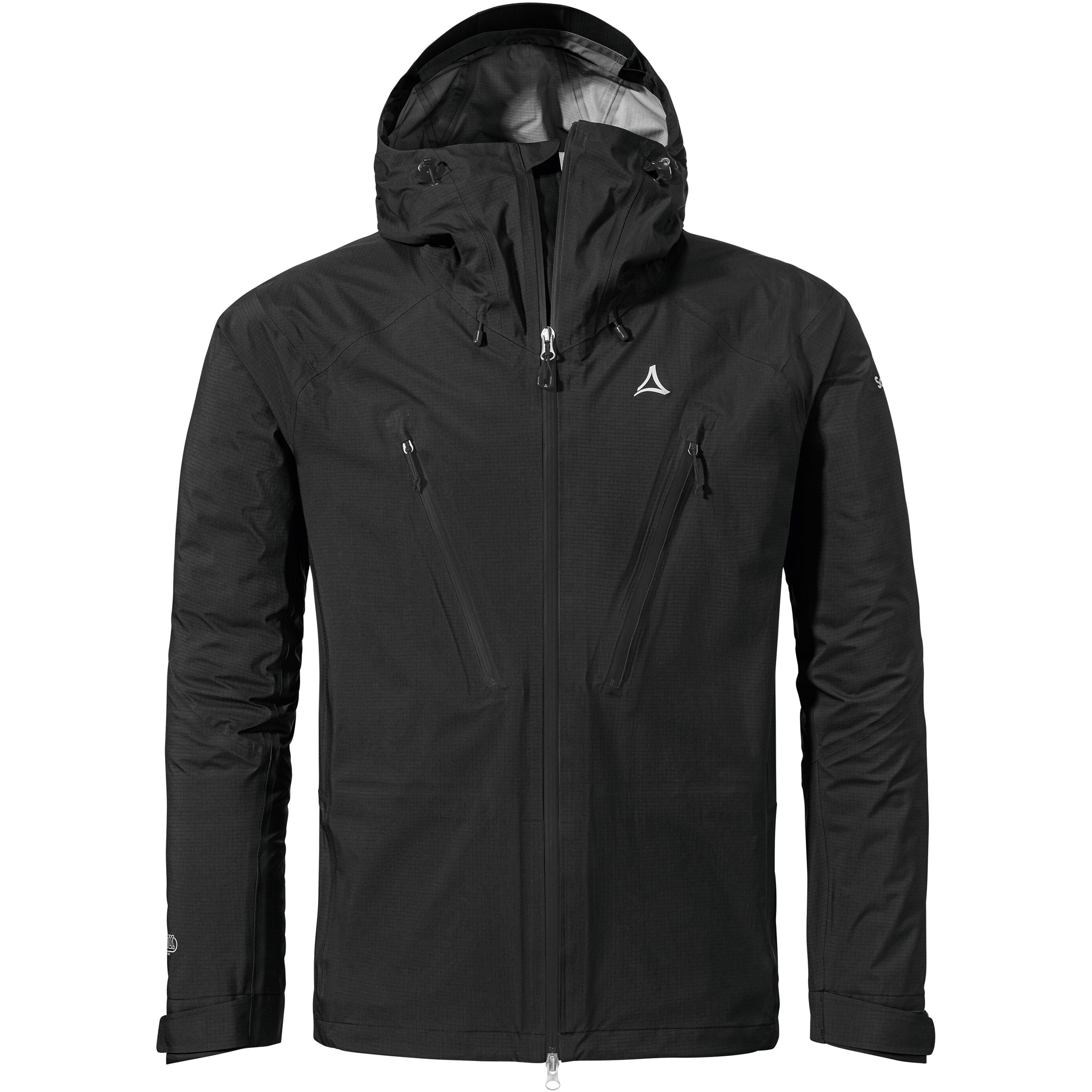 Schöffel Style Blaueis Herren Regenjacke schwarz Größe XL Camping Winddicht Wasserabweisend