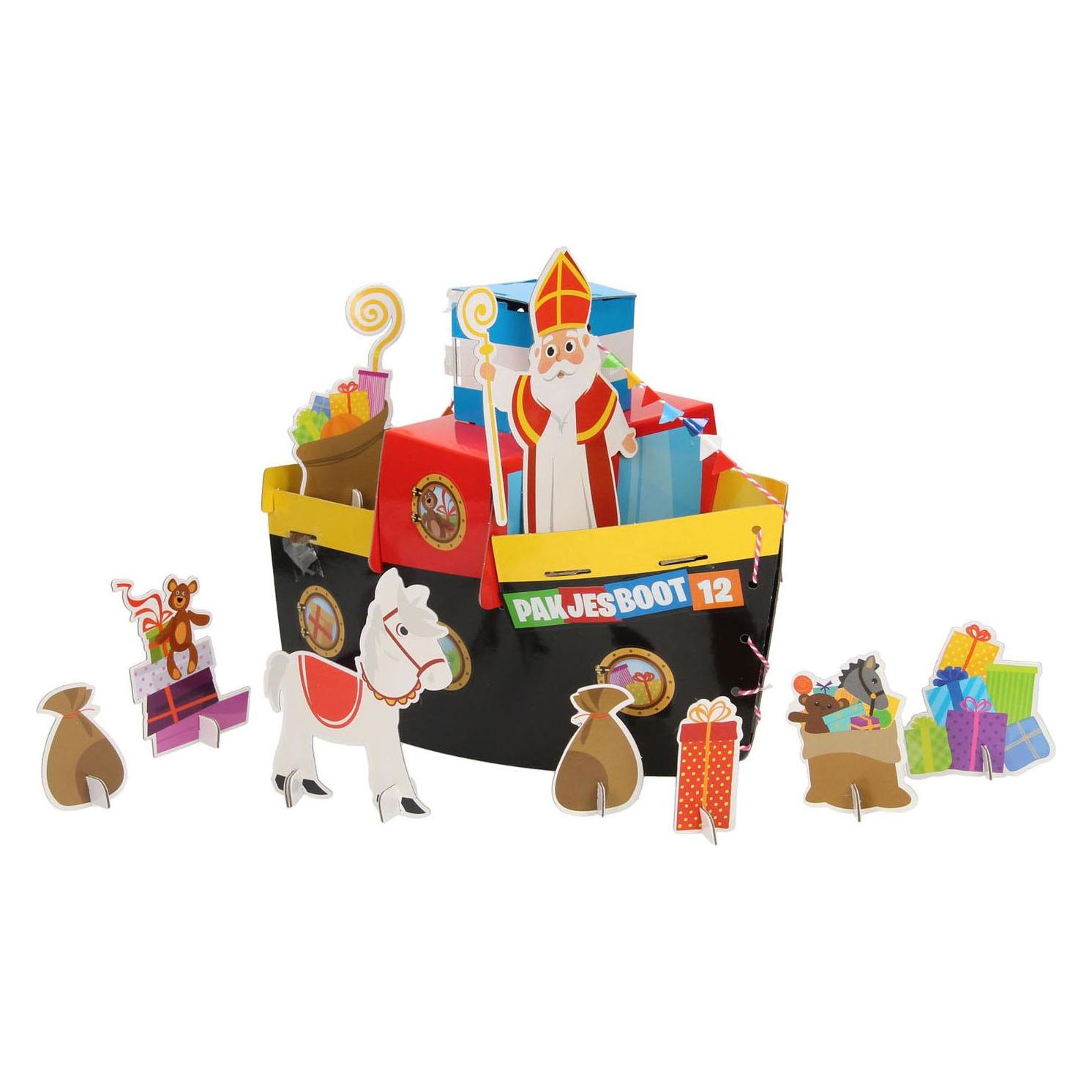 Grafix Sinterklaas-Bastelset - Bauen Sie Ihr eigenes Dampfschiff (37436634)