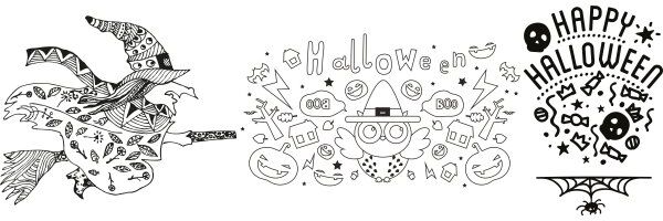Securit Vinduesskabelon   A2   Halloween