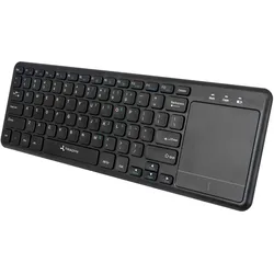 Neue drahtlose Tastatur Triadyn ERIS mit Touchpad 2.4GHz Schwarz