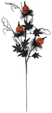 Snug & Styled Spooky Pumpkin Branch Bouquet Halloween Decor Ghost Party Ornament Spooky Pumpkin Branch Bouquet Halloween Decor Ghost Party Ornament