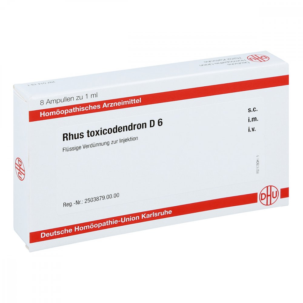 DHU-Arzneimittel GmbH & Co. KG Rhus Toxicodendron D6 Ampullen 11707961