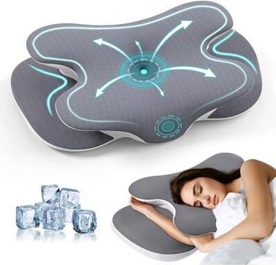Handpicked Choices Ergonomic Cervical Neck Pillow Memory Foam Orthopedic Support Pillow With Silk Cover For Neck Shoulder Pain Relief Ergonomic Cervical Neck Pillow Memory Foam Orthopedic Support Pillow With Silk Cover For Neck Shoulder Pain Relief