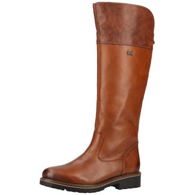 Stiefel REMONTE "Remonte Stiefel Glattleder", Damen, Gr. 36, braun, Glattleder, Schuhe Stiefel