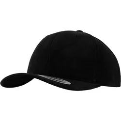 Flexfit Brushed Cotton Twill Mid-Profile Cap, black