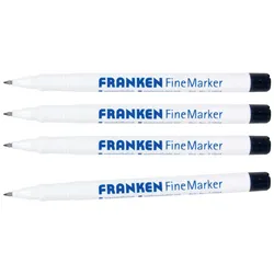 FRANKEN Fine Whiteboard-Marker Schwarz