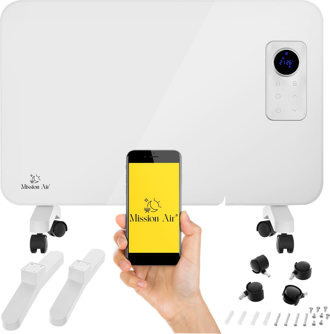 Mission Air TOKYO WiFi convectorverwarming 1500W
