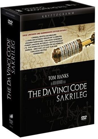 Ron Howard - The Da Vinci Code - Sakrileg - Deluxe Extended Edition (2 DVDs) [Limited Edition] - Preis vom 01.10.2026 17:08:56 h