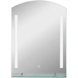 kleankin - Badspiegel - 50L x 12B x 70H cm - silber
