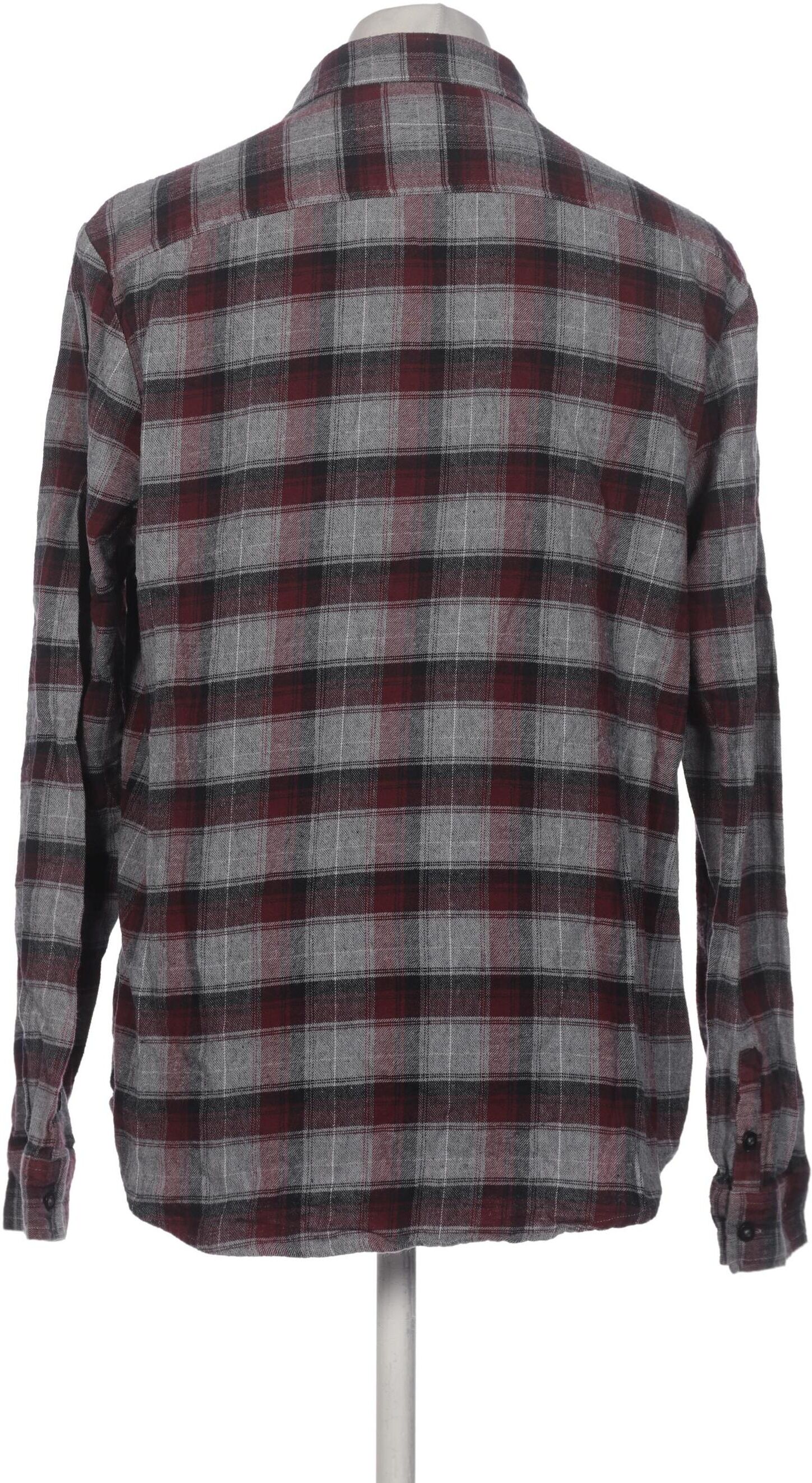 Forever 21 Herren Hemd, Bordeaux, Gr. L, Baumwolle - Second Hand