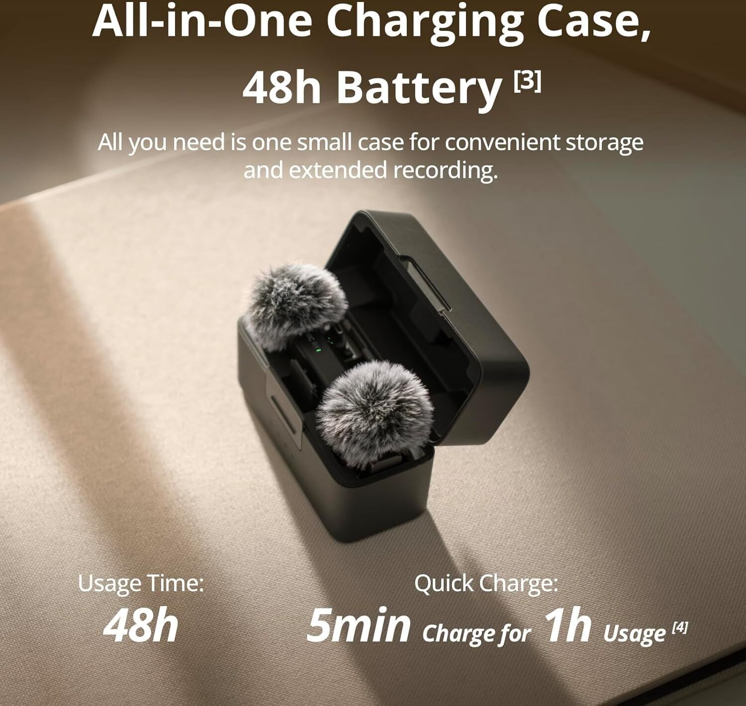 DJI Mic Mini (2 TX + 1 RX + Charging Case) Wireless Microphone Kit Black